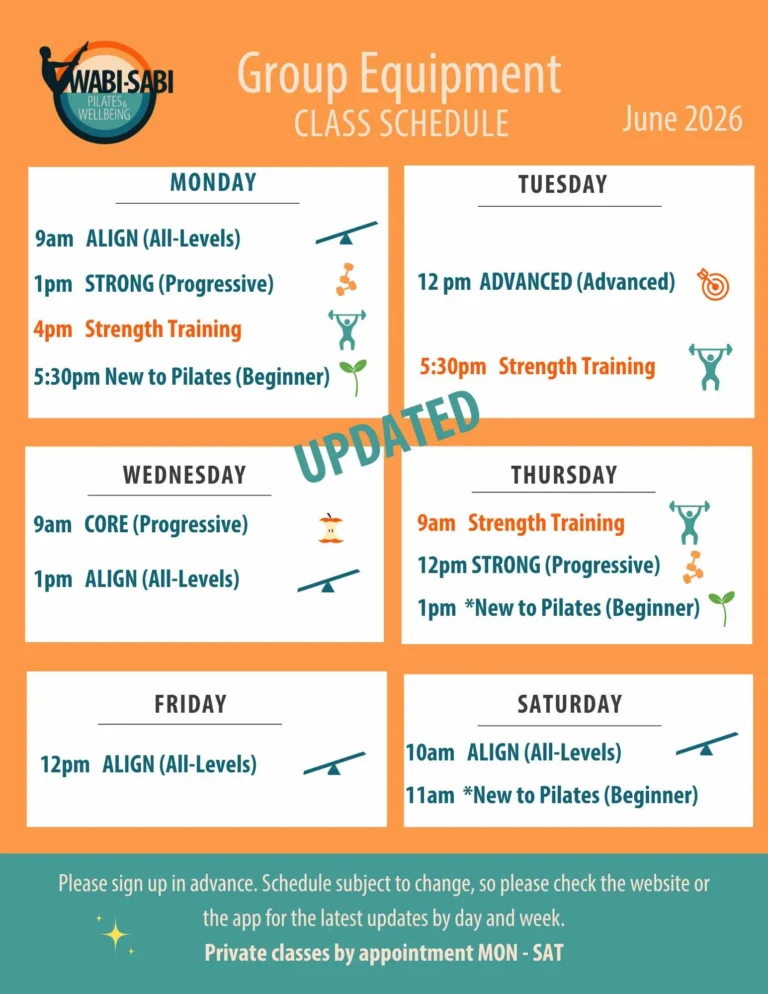 Group Reformer Pilates Class Schedule Boulder Pilates Studio